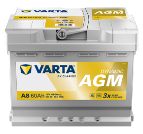 Varta 60 Ah 680 A D52 AGM Akumuliatoriai