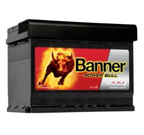 Banner 63Ah 620A 12V Power PRO akumuliatorius Akumuliatoriai
