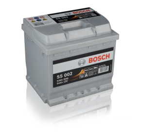 Bosch 54 Ah 530 A S5002 Akumuliatoriai