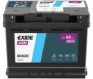 Exide 62Ah 680 A EK620 AGM