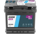 Exide 50 Ah 570 A EK500 AGM