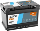 Akumuliatorius EXIDE 65 Ah 650 A EN 12V EFB EL652