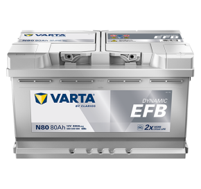 Varta 80 Ah 800 A EN Varta 80 Ah 800 A EN N80
