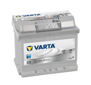 Varta 52 Ah 520 A C6 Akumuliatoriai