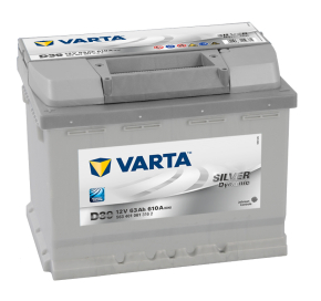 Varta 63 Ah 610 A D39 Akumuliatoriai