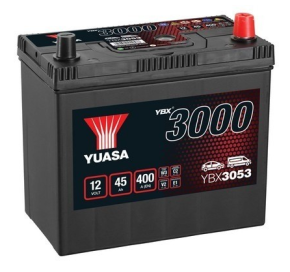 Yuasa 45 Ah 400 A 12V YBX3053 Akumuliatoriai