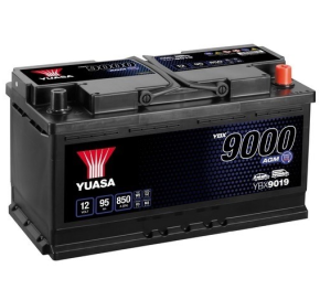 Yuasa 95 Ah 850 A YBX9019 Akumuliatoriai