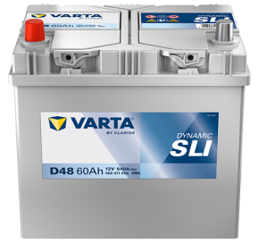 Varta 60 Ah 540 A D48 Akumuliatoriai