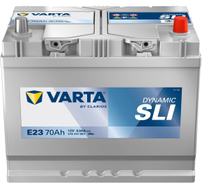 Varta 70 Ah 630 A E23 Akumuliatoriai