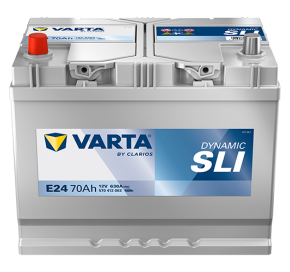 Varta 70 Ah 630 A E24 Akumuliatoriai