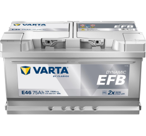 Varta 75 Ah 730 A E46 EFB Akumuliatoriai