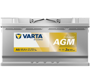 Varta 95 Ah 850 A G14 AGM Akumuliatoriai