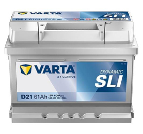 Varta 61 Ah 600 A D21 Akumuliatoriai Varta 61 Ah 600 A D21 Akumuliatoriai