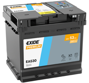 Exide 53 Ah 540 A EA530 Akumuliatoriai