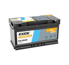 Exide 100 Ah 900 A EA1000 Akumuliatoriai