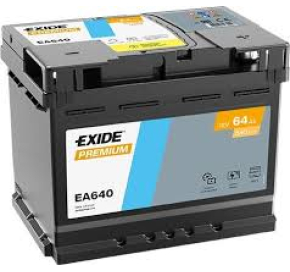 Exide 64 Ah 600 A EA640 Akumuliatoriai Exide 64 Ah 600 A EA640 Akumuliatoriai