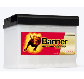 Banner 65Ah 640A 12V EFB PRO Akumuliatoriai